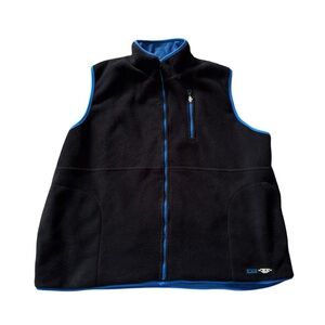 Vintage LA Blues Unisex Full Zip Fleece Vest Size 22/24 (3X) EUC